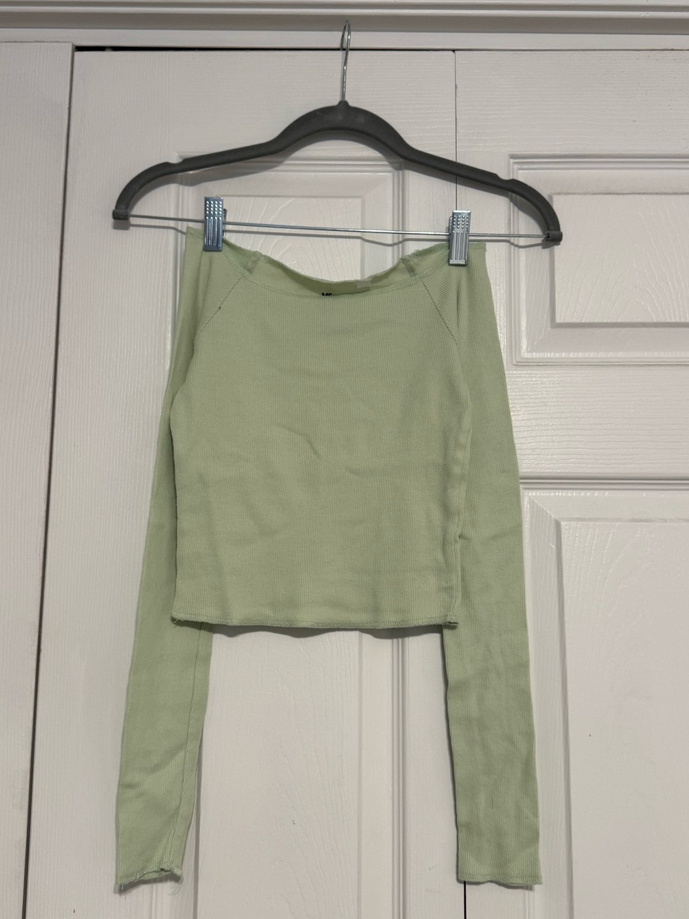 Me to We Pastel Green Long-Sleeve Top